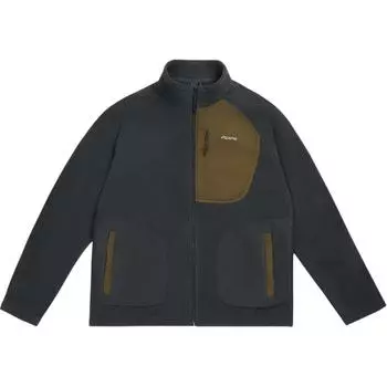 Mizuno Migrant Series Outdoor Stand Collar Color Block Long Sleeve Jacket Men Jacket Charcoal-Gray D2CC44M2 XL