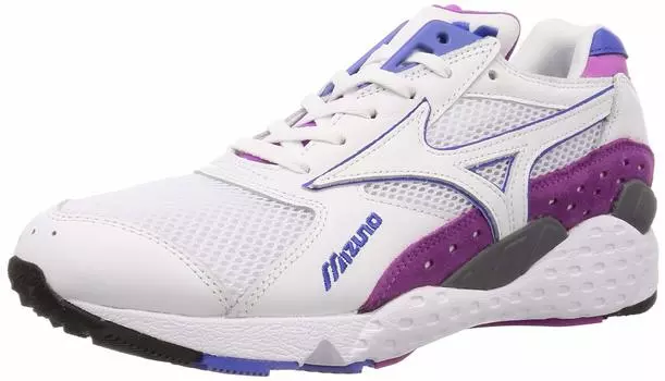 Mizuno MONDO CONTOROL Size 2E Sneakers, White/Purple/Blue, 28.0 cm,