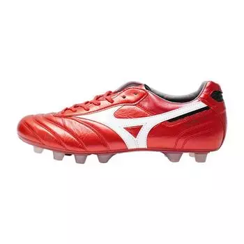 Mizuno Morelia 2 Japan Пак Рубиново-красный Мужские Кроссовки Белые P1GA250160 42