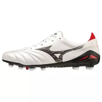 Mizuno Morelia Neo 4 Japan White Black Red Unisex Sneakers P1GA233009 40