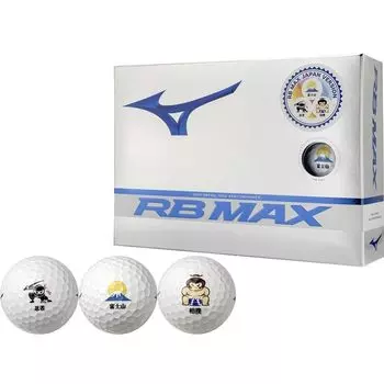 Mizuno Мяч для гольфа RB MAX JAPAN 1 дюжина 12 штук Тип расстояния Совместим со всеми диапазонами скоростей головки Очень мягкая на ощупь конструкция Оснащен осевым