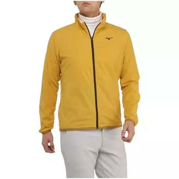 Mizuno Мужской блузон 2XL, Движение, Эластичность, Прочный, Водоотталкивающий, Горчичный, горчичный