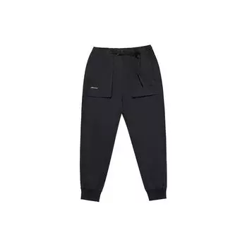 Mizuno New Year Series Solid Color Tapered Woven Knit Sports Pants Unisex Pants Black D2CF41H1 L