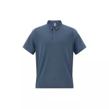 Mizuno Однотонная простая рубашка поло прямого покроя с коротким рукавом, быстросохнущая, мужская рубашка поло, звездно-синяя K2CA41A6-27 M