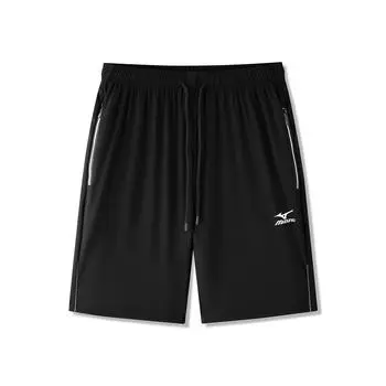 Mizuno Outdoor Sports Quick-Dry Breathable Five-Point Casual Shorts Unisex shorts Black A2CF2102 M