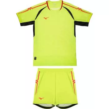 Mizuno Performance Series SS24 Мягкий топ с круглым вырезом и коротким рукавом и удобные дышащие эластичные шорты Повседневный спортивный комплект P2CG46P1-49 S