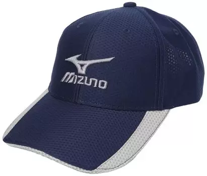 Mizuno Plum Blossom Mesh Navy Men s Cap, Breathable, Summer, Sports, Everyday, C2JWB153,