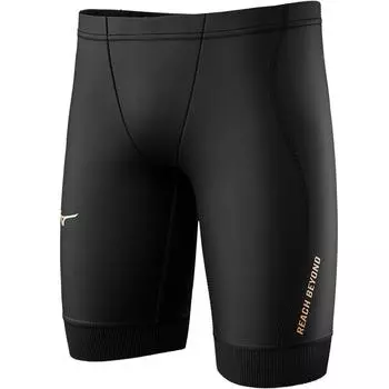 Mizuno Professional Speed Training Quick-Dry Five-Inch Swim Shorts Men swimwear Obsidian-Black N2CBC146 M