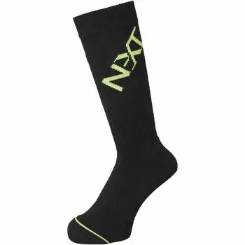 MIZUNO Ski Socks Z2JX7540 N-XT 2-Piece 70 Black/Lime 2017-2019