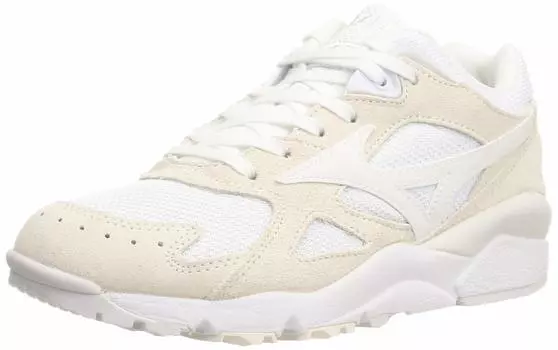 Mizuno SKY MEDAL S 2E Sneakers, White/Beige, 25.5 cm,