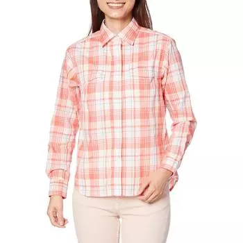 Mizuno Одежда для путешествий и прогулок на свежем воздухе (Перейти к) Рубашка Magic Dry с длинным рукавом B2MC0206 женская кораллово-оранжевая Япония S (Соответствует японскому размеру S)