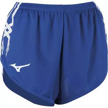 Mizuno Track and Field Racing for Club Size Surf Blue x L Women s Pants, Moisture-Wicking, Quick-Drying, Activities, U2MB8250, 25, White,