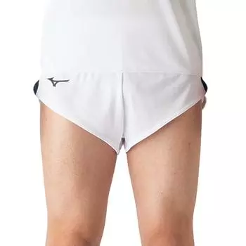 Mizuno Track and Field Racing for Club Size M Men s Pants, Moisture-Wicking, Quick-Drying, Activities, U2MB7050, 71, White/Dress Navy,