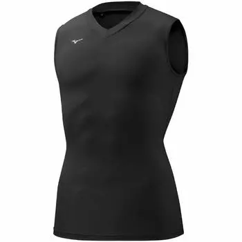 [Mizuno] Training Wear Compression Dry Accel Biogear Shirt V-neck Sleeveless Sweat Absorbent Quick Drying Stretch UV Protection Men s 2021 Model