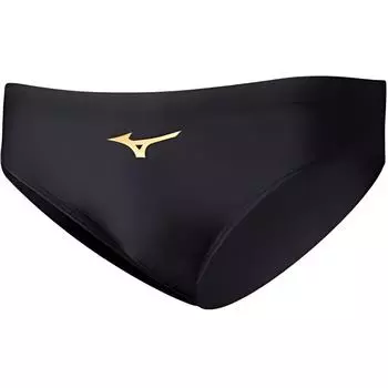 Mizuno Triangle Professional Racing Training Quick-Dry Breathable Chlorine-Resistant Swimwear Men Swimwear Black N2CBB106 M