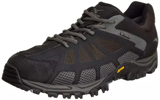 Mizuno WAVE ADVENTURE BR Walking 3E Shoes, Gore-Tex, Waterproof, Black, 22.5 cm, чёрный