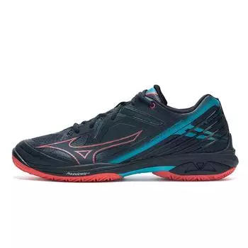 Mizuno Wave Claw 3 Wide Salute Hibiscus Peacock Blue Кроссовки Унисекс Черные 71GA244327 41