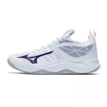 Mizuno Wave Dimension Бело-фиолетово-индиго Женские кроссовки Камелия-роза V1GC224020 42.5