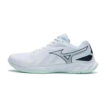Mizuno Wave Fang EL 2 Wide Белые Салют Мята Унисекс Кроссовки Нео-Мята 71GA242315 36