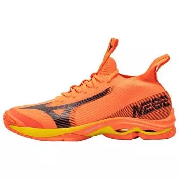 Mizuno Wave Lightning NEO 2 Neon Flame Кроссовки унисекс Оранжевый Черный Volt-2 V1GA220202 46