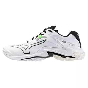Mizuno Wave Lightning Z8 Широкие белые черные кроссовки унисекс V1GA240157 41