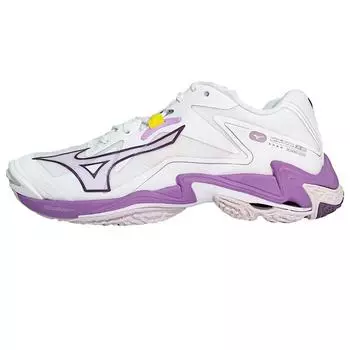 Mizuno Wave Lightning Z8 White Patrician Purple Женские кроссовки Quince V1GC240010 41