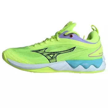 Mizuno Wave Luminous 3 Neo Lime Unisex Sneakers Green Black Splish-Splash V1GA242011 40.5