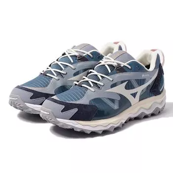 Mizuno Wave Mujin TL GTX Casual Navy Gray Sports Sneakers for Everyday Wear x Size and Shoes, (D1GA221707), Waterproof, (Navy Gray, 23.0, Men s