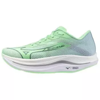 Mizuno Wave Rebellion Flash 2 Neo Mint Men Sneakers Green Vintage-Indigo Hint-Mint J1GC243581 43