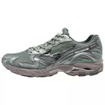Mizuno Wave Rider 10 Agave Green Metallic Grey Unisex Sneakers Black-Sand D1GA243109 42