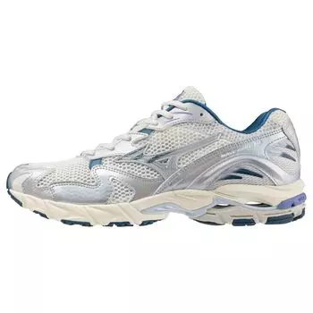 Mizuno Wave Rider 10 Arctic Ice Snow White Кроссовки унисекс Серебристые D1GA243101 38
