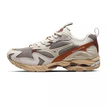 Mizuno Wave Rider 10 винтажные летние кроссовки цвета хаки, песочные, тыквенные, пряные, унисекс, песочные D1GA247101 38