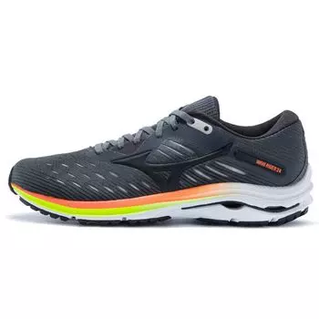 Mizuno Wave Rider 24 Castle Rock Solar Orange Мужские кроссовки Grey Phantom J1GC200316