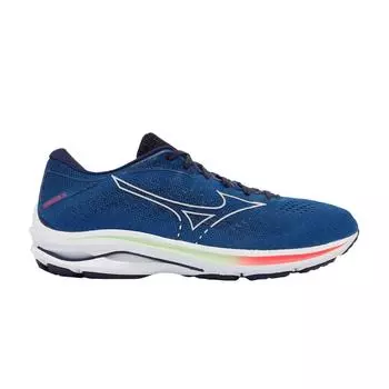 Mizuno Wave Rider 25 Indigo Diva Розовые мужские кроссовки Синие индиго-белые J1GC210325 43