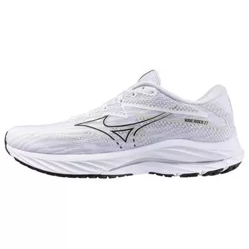 Mizuno Wave Rider 27 Super Wide White Black Мужские кроссовки Nimbus-Cloud J1GC230458