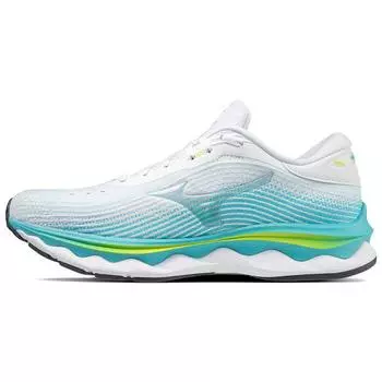 Mizuno Wave Sky 5 Бело-Синие Женские Кроссовки Curacao J1GD210200 36.5
