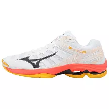 Mizuno Wave Voltage 2 White Orange Men Sneakers V1GA246098 36.5