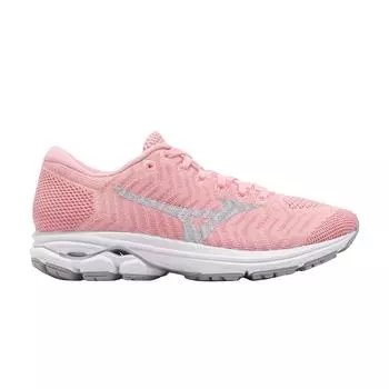 Mizuno Waveknit R2 Розовые женские кроссовки Серые J1GD182935
