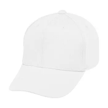 Mizuno White Baseball/Softball Cap, All-Mesh, Hexagonal, 12JWBB03, белый