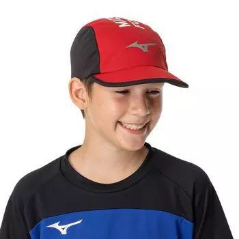 Mizuno Защита от солнца Летняя жара Жара Сальса Юниор Свободный P2MWB101 Кепка, Защита, Экранирование, Унисекс, Красный, Размер,