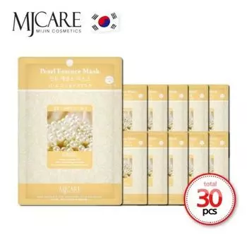 MJ Care Essence Mask Pack Pearl 30 sheets x 23g, 1 pack per day, 1 piece, quantity per piece