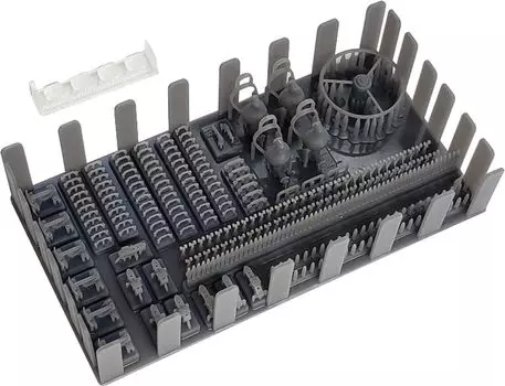MJ Miniature American Half Track Detail Up Set Version 2 Plastic Model Parts MJEZ35033 1/35 M3/M16 (for Tamiya)