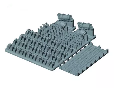 MJ Miniature World War II German Army OVM Clamp Tool Set Early Model Plastic Model Parts MJEZ35027 1/35