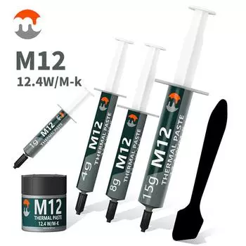 MJ термопаста производительность теплопроводящая паста смазка 12.4 Вт/MK 1/4/8/15/30 г для игрового ПК PS5 CPU GPU охлаждение M12 12.4W-MK