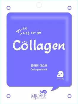 MJCARE ON COLLAGEN MASK Тканевая маска для лица с коллагеном