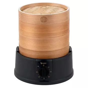 MK Seiko Пароварка 2 уровня 21 см электрическая пароварка пароварка китайская пароварка для домашнего использования Изготовлено из кедра Изготовлено из Включает удлинительное кольцо Крышка Включает рецепт