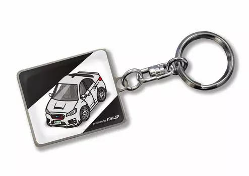 MKJP Custom Key Holder Subaru WRX S4 tS VAG Base: Black, Silver