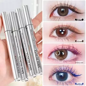 MKK RONTA Яркая тушь для длинных подкрученных ресниц коричневый