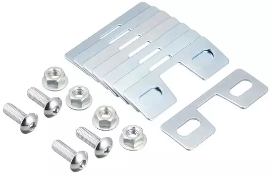 MKS Bicycle Toe Clip Spacer 8 Pieces Black (Mikashima Seisakusho)