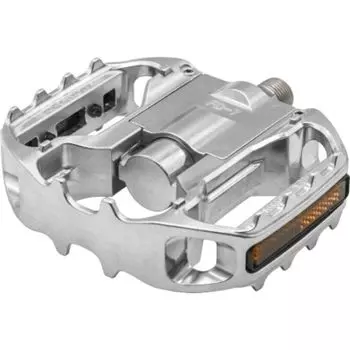 Педаль MKS WIDE Silver (Микашима Сейсакусё) ФД-7 серебряный